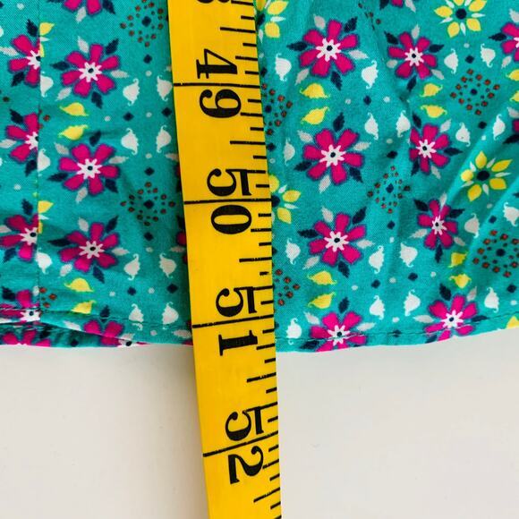 MATILDA JANE Dress Large Age of Aquarius Floral‎ Boho Prairie Tiered V-Neck Midi - Picture 15 of 15